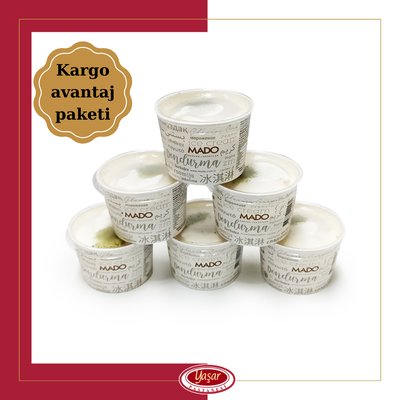MADO - 24 ADET MADO GELENEKSEL KASE MARAŞ DONDURMASI 2.800 TL YERİNE 2.650 TL (24 ADET KASE/2400 ML)