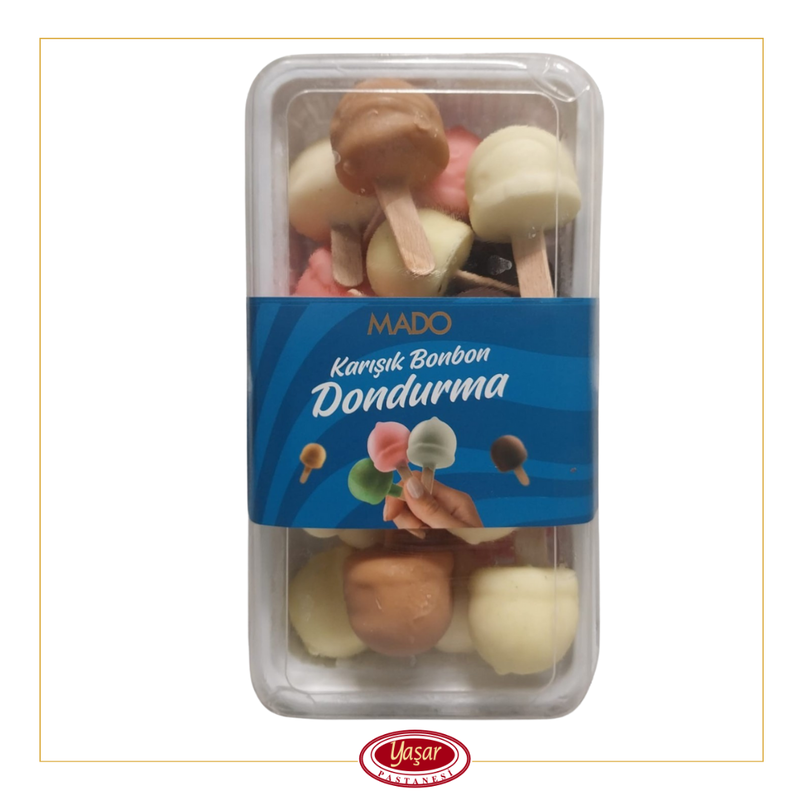 MADO 72 SAAT ŞOKLU ŞEHİRLER ARASI KARIŞIK BONBON DONDURMA (400 GR)