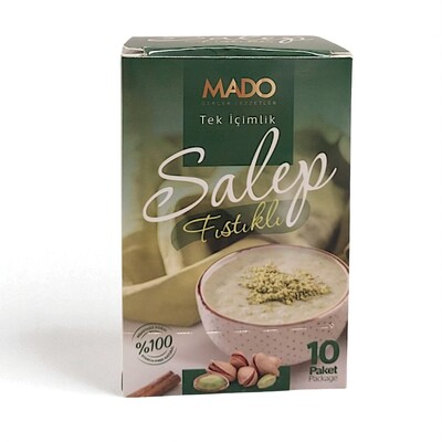  - MADO FISTIKLI TEK İÇİMLİK SALEP (10 ADET)