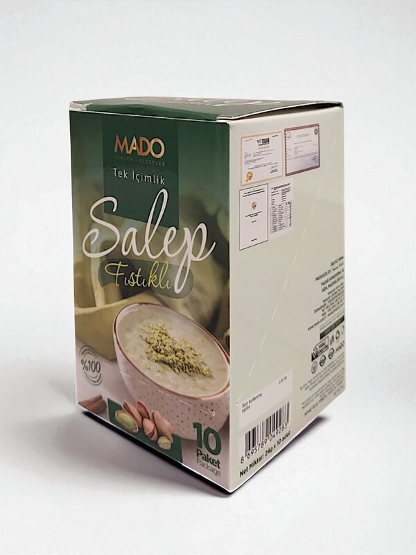 MADO FISTIKLI TEK İÇİMLİK SALEP (10 ADET) - 2