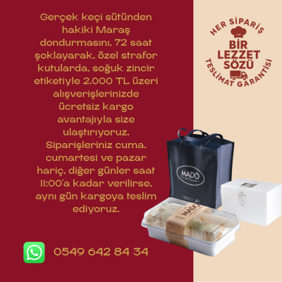 MADO 72 SAAT ŞOKLU PARMAK DONDURMA (500 GR) - Thumbnail
