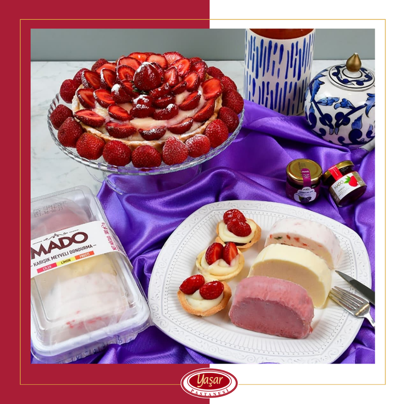 ŞEHİRLER ARASI MADO LİMON-ÇİLEK-FRUTTİ DONDURMA (1000 GR)