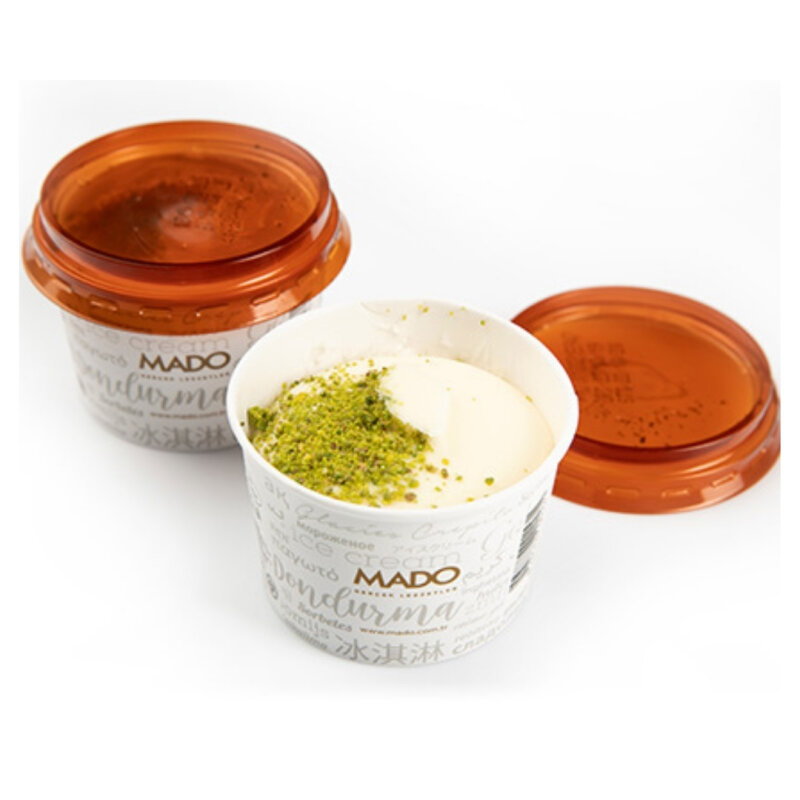 MADO 72 SAAT ŞOKLU HAKİKİ KASE MARAŞ DONDURMASI 3.800 TL YERİNE 3.600 TL (24 ADET/ 2400 ML) - 1